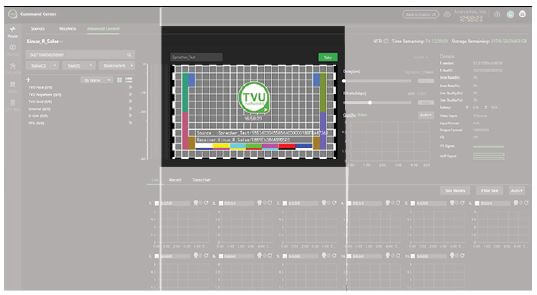 Advanced Control page - Preview panel