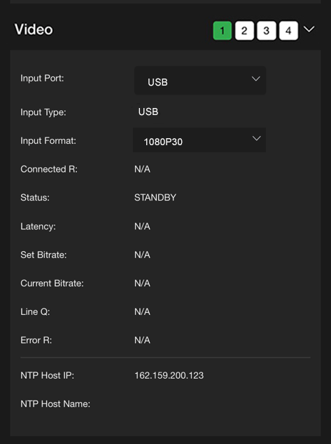 Select USB format menu RPS One