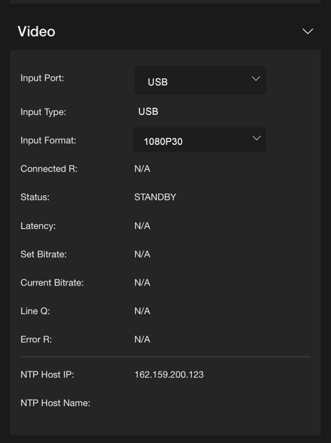 Select USB format menu