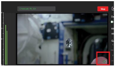 Speaker icon location