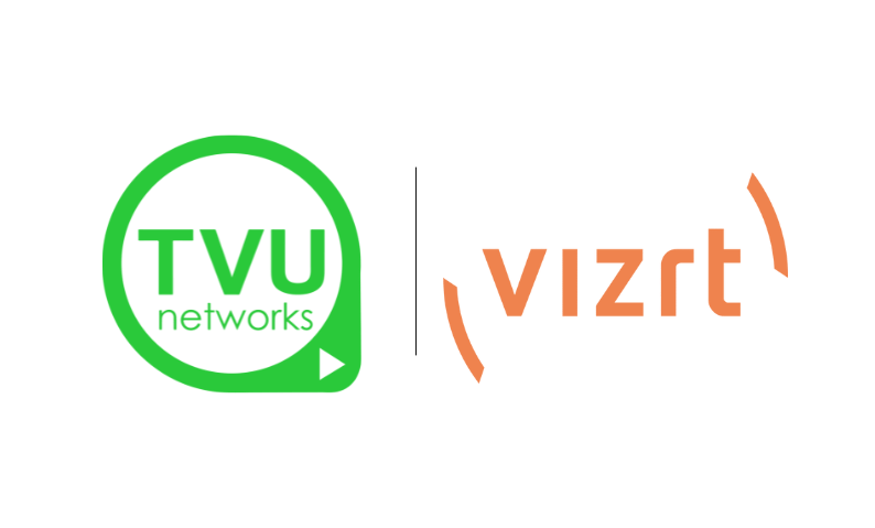 TVU Networks & Vizrt logos