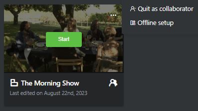 Quit as collaborator