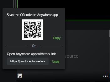 Scan QR code from source window