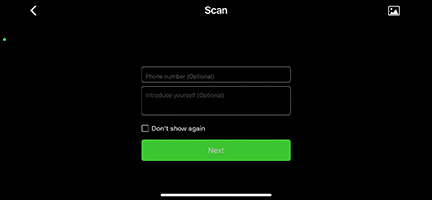 TVU Anywhere Scan screen 1