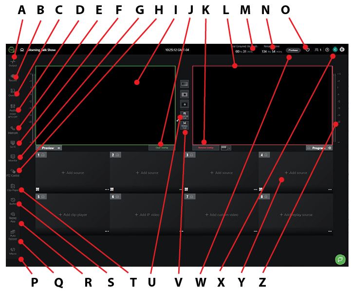 TVU Producer User interface 3