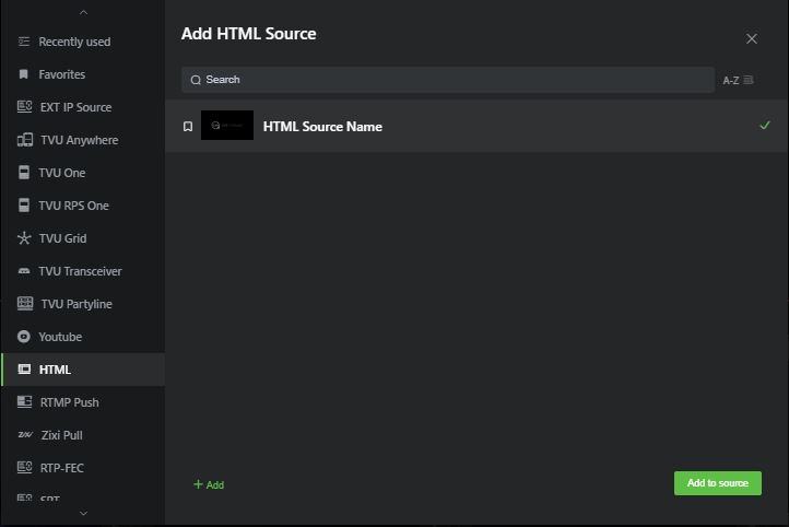 add HTML source 3