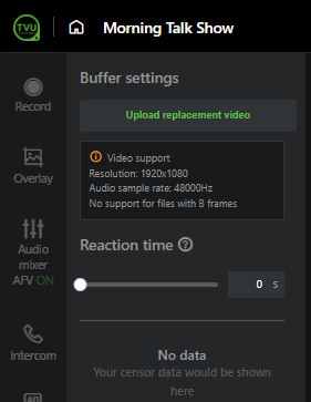 buffer settings