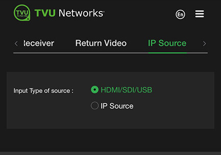 select usb hdmi sdi source