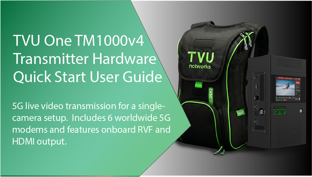 TVU One model TM1000v4 Featured image