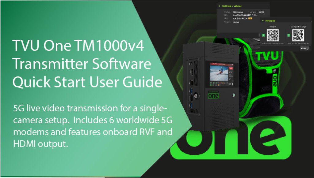 TVU One model TM1000v4 SW Featured image v8.3