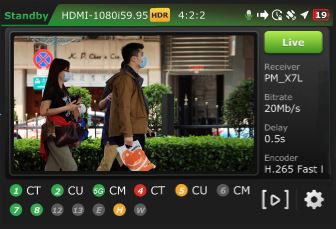 White and green Mic v4