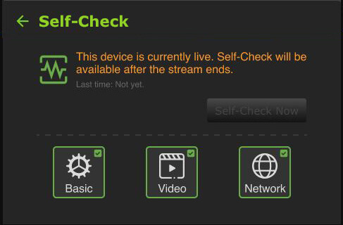 self check live