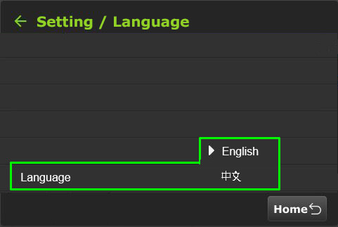 setting language