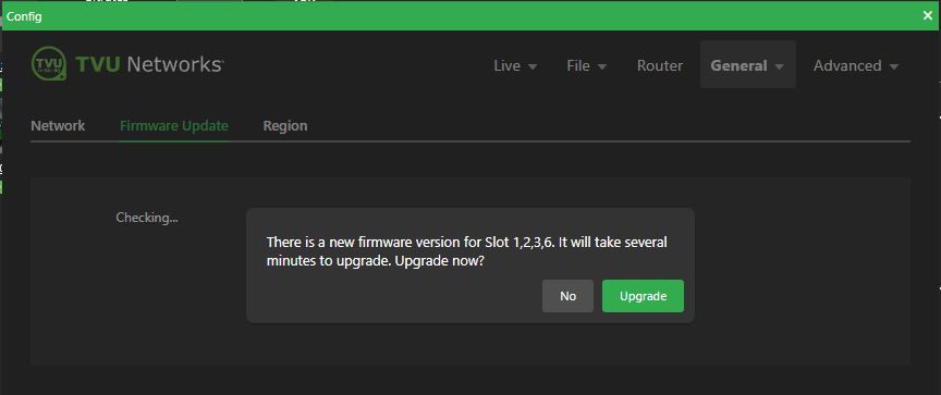 General Firmware Upgrade