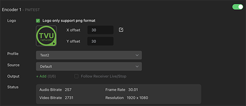 General - Image Overlay for IP Stream Output