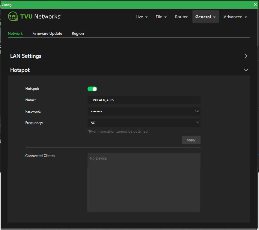 General Network Hotspot
