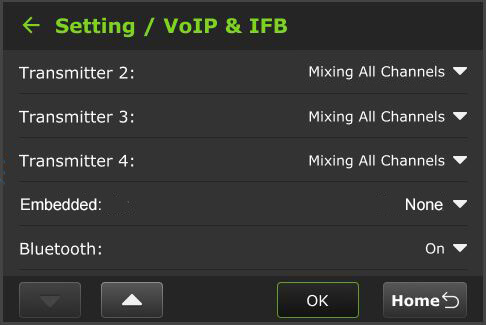 Multi channel config Voip and IFB settings 2