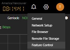 Settings Feature Control