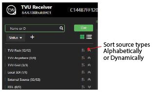 Source type sort feature 2