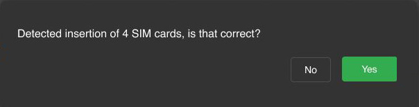 advanced confirm network message