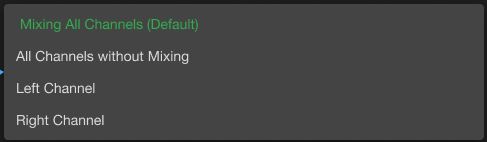 rps one 2 audio inputs menu