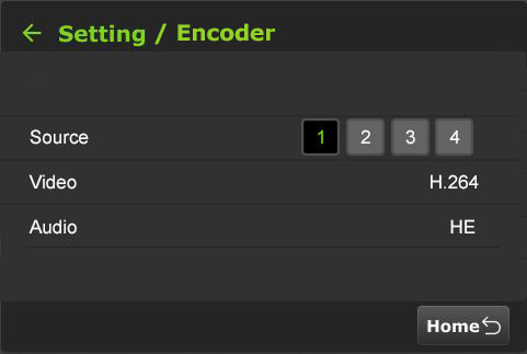 setting config encoder