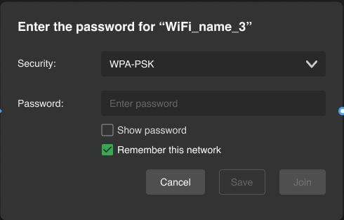 connect to WiFI