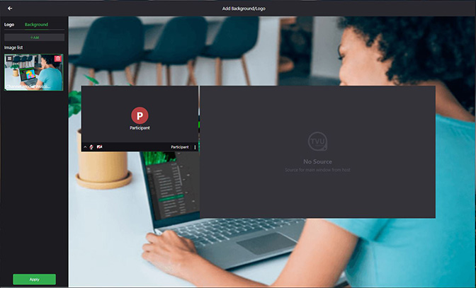 Add background kiosk mode