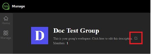 Changing the Group name and profile picture