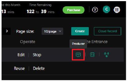 Cloud Mode selection - PP icon