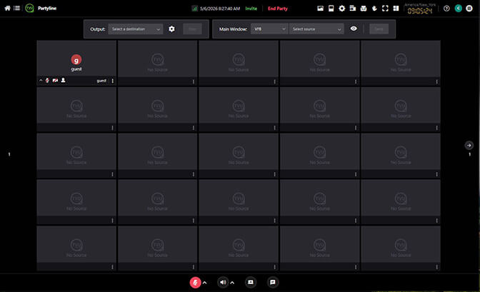 Gallery View Control page