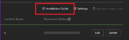 Installation guide link location