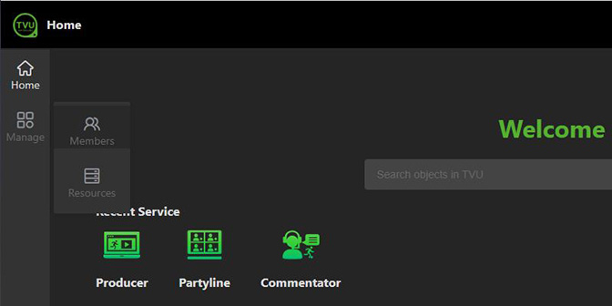 Manage - Members tab