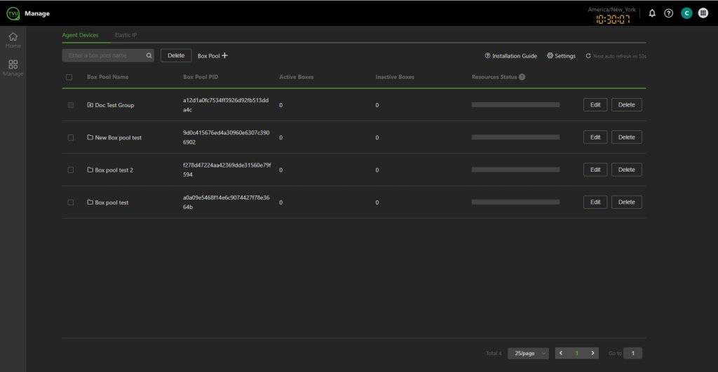 Resources page