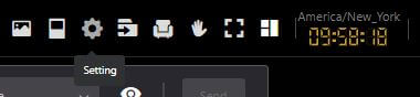Setting Gear icon