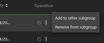 owner - add to other subgroup