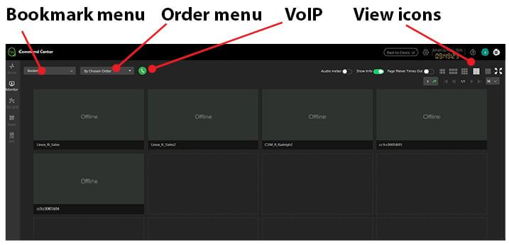 Monitpor tab functions