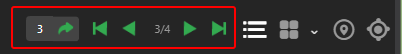 Page navigation icons