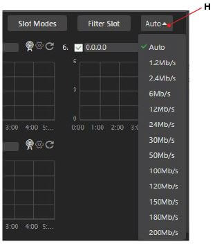 Scale drop-down menu