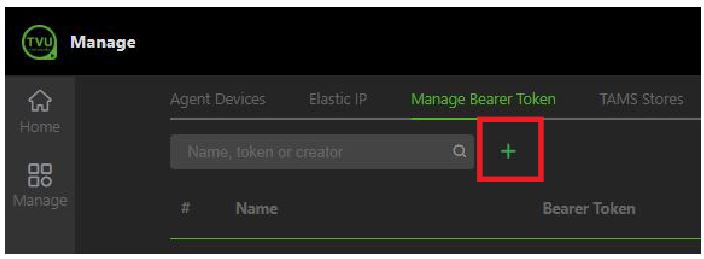 Create Bearer Token