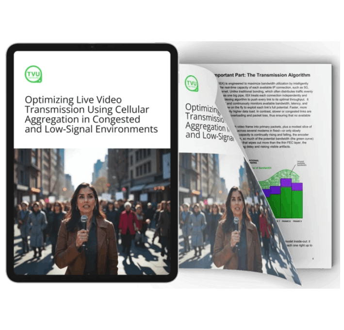 Optimizing Live Video Transmission Using Cellular Aggregation whitepaper cover