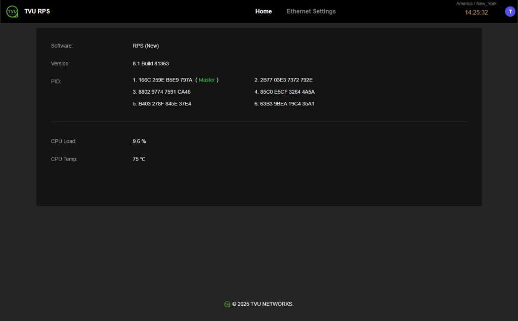 TVU RPS Home page
