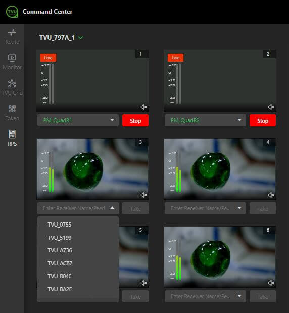 Video input receiver selection