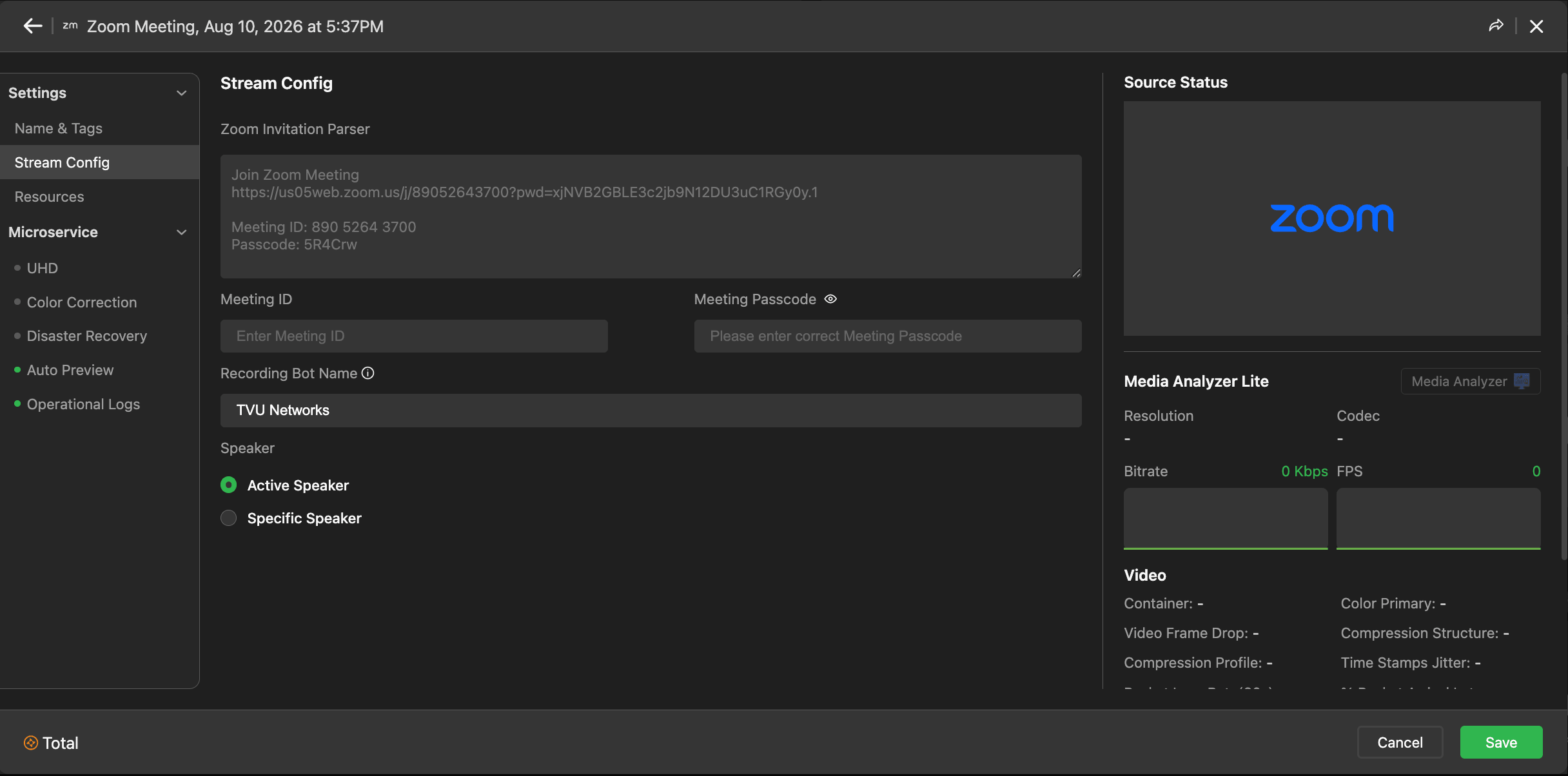P20_Source configuration page - Zoom Meeting