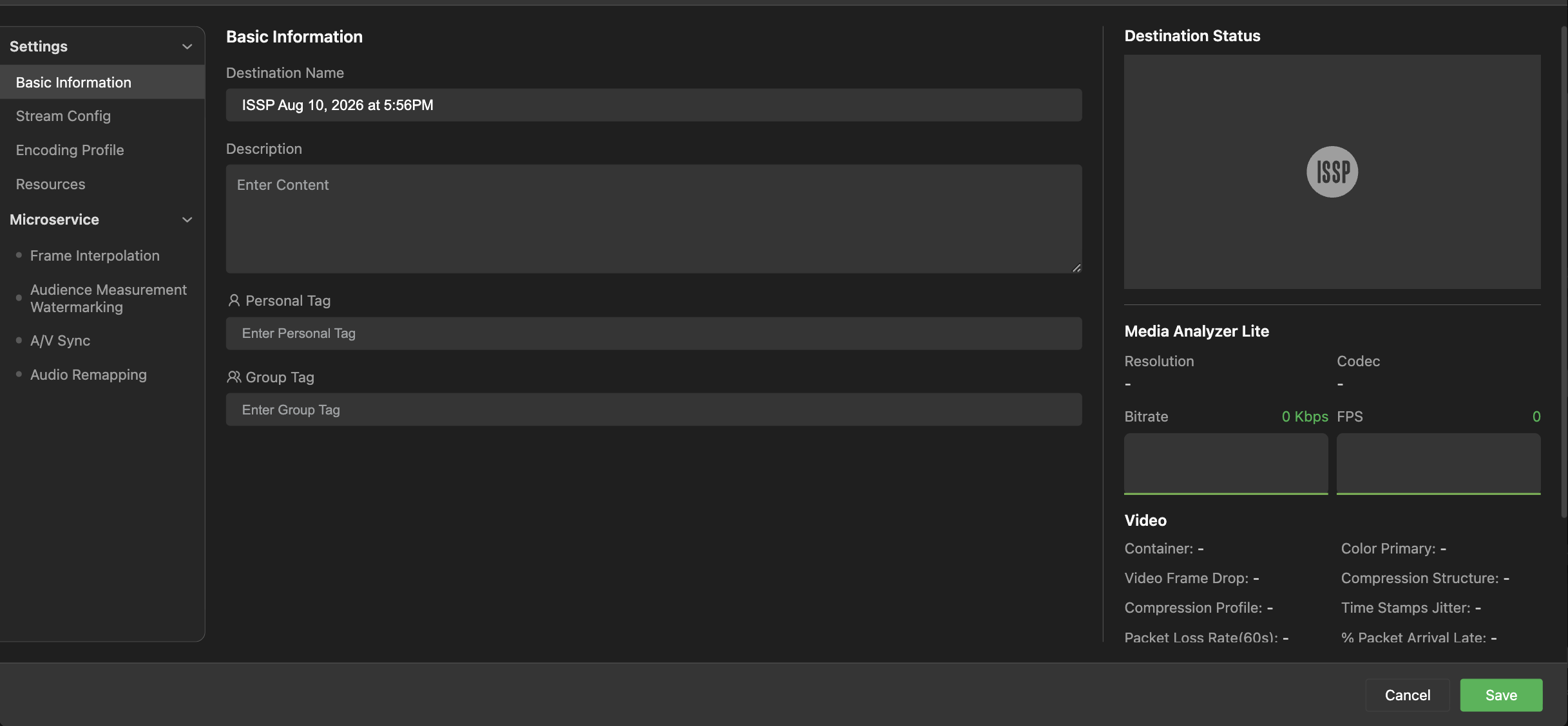 P24_Naming and configuring your output destination
