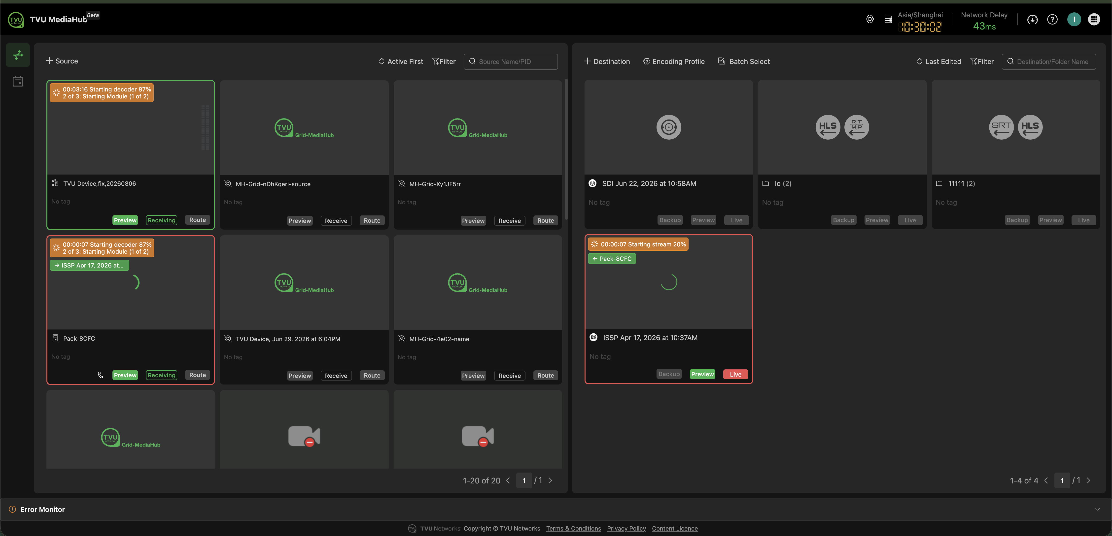 P27_MediaHub interface - Source added to destination block