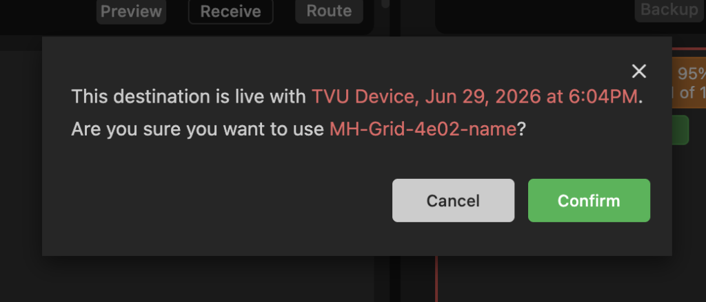 P30_Changing a live source confirmation message