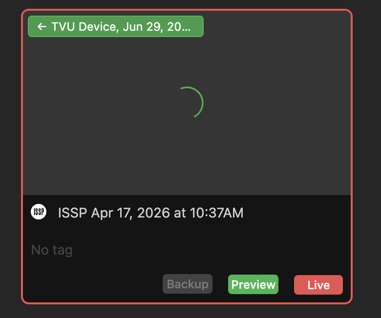 P30_Source spinning up notification - Dest panel