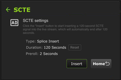 SCTE default