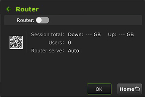 router disabled